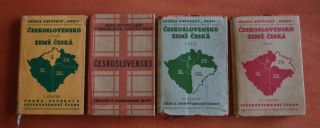 ČESKOSLOVENSKO - ZEMĚ ČESKÁ - Průvodce ORBIS 1936-1937 I. II. III. IV. díl